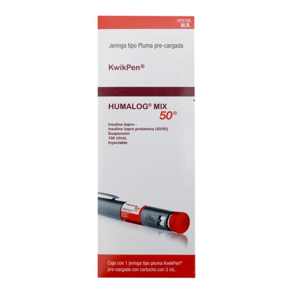 Humalog Mix 50 jeringa tipo
