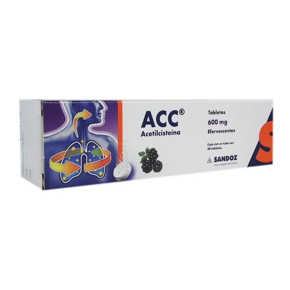 ACC 600 mg tabletas efervescentes
